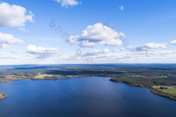 空气的看法关于海岸和海滩,污水池.海岸线和沙