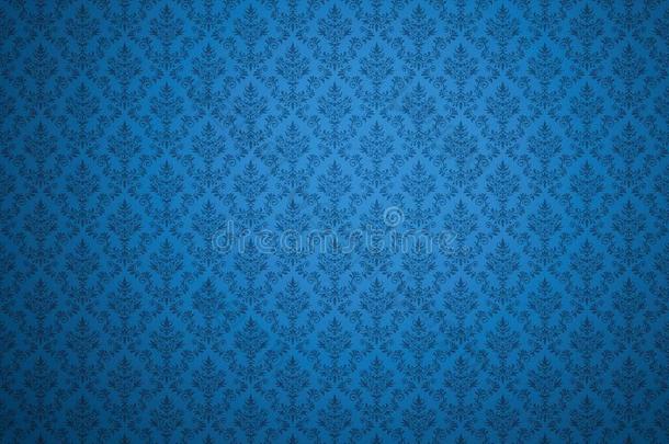 蓝色壁纸和缎子模式