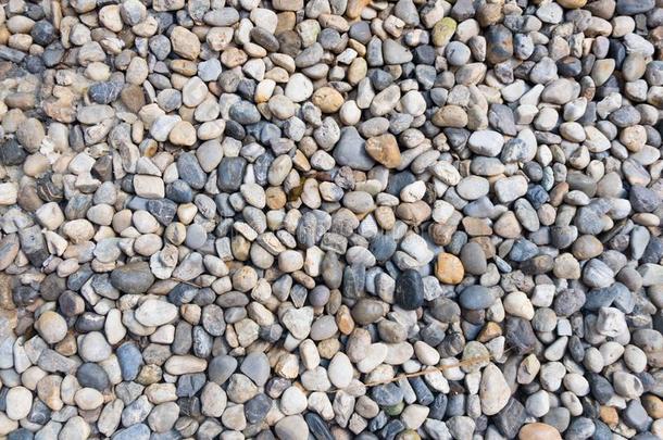 石头鹅卵石质地或石头鹅卵石背景