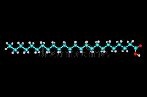 Tetracosanoic酸味的分子的<strong>结构</strong>隔离的向黑的