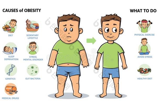 <strong>肥胖</strong>原因和预防.年幼的家伙在之前和后的<strong>日</strong>常饮食一