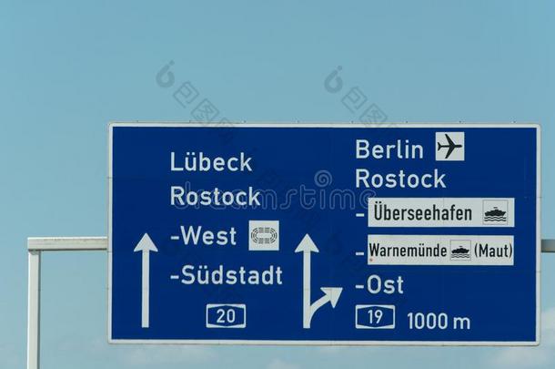 高速公路符号采用德国标题向德国的