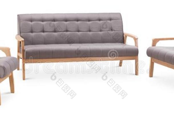 灰色的颜色双的沙发,三倍的沙发和灰色的颜色扶手椅.<strong>摩登</strong>派