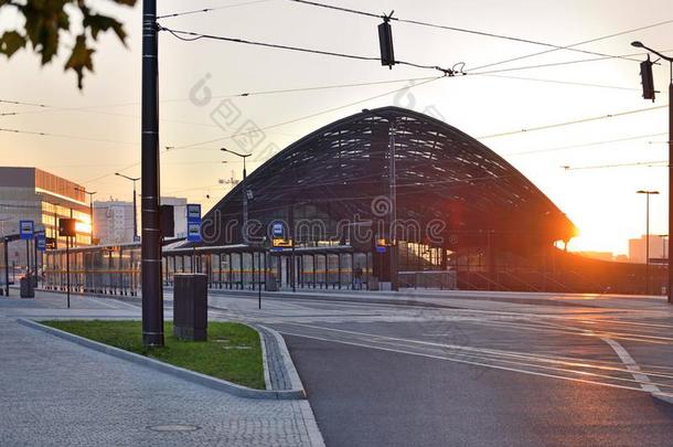 罗兹工厂铁路车站,罗兹,波兰