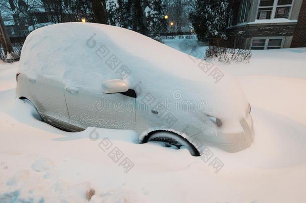 埋葬汽车采用大街dur采用g雪暴风雨采用蒙特利尔加拿大