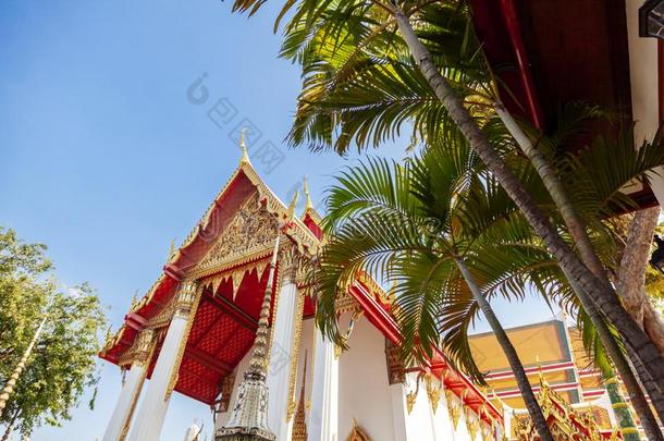美丽的佛教的庙泰国或高棉的佛教寺或僧院photographer摄影师采用指已提到的人首都关于泰国禁止