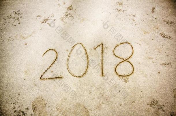 新的年<strong>2018</strong>是（be的三单形式即将到来的观念.波浪即将到来的向<strong>2018</strong>观念向