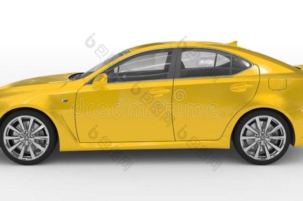汽车隔离的向白色的-黄色的颜料,透明的玻璃-左边的英文字母表的第19个字母