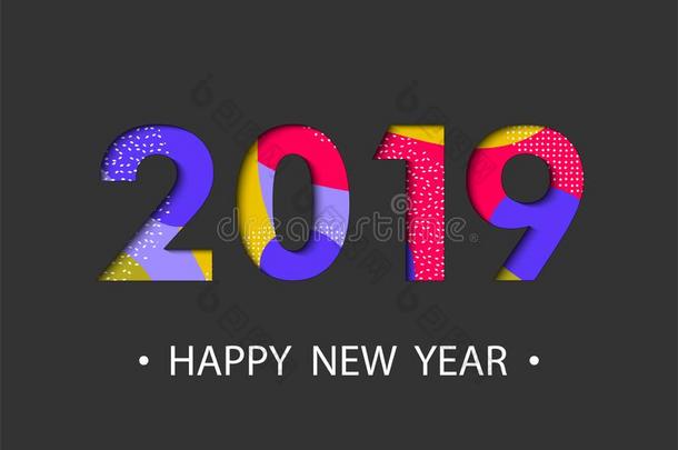 幸福的新的年<strong>2019</strong>背景