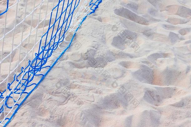 海滩排球网.水平的影像