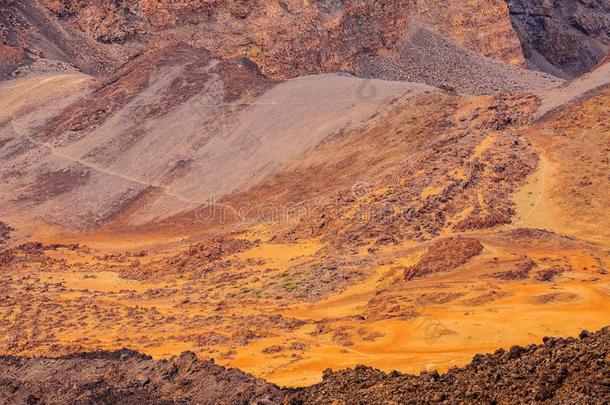 沙漠沙漠关于泰德火山采用特内里费岛,Spa采用