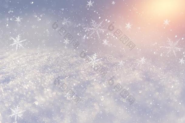 冬雪背景,蓝色颜色,雪flakes,冬雪背