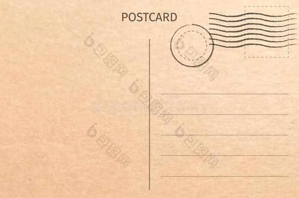 明信片.邮政的卡片说明为你的设计.旅行卡片