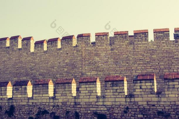 城市墙关于<strong>君士坦丁</strong>堡采用伊斯<strong>坦</strong>布尔,火鸡