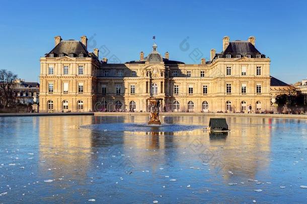 卢森堡公国宫采用Jard采用duty义务卢森堡公国,巴黎,法国