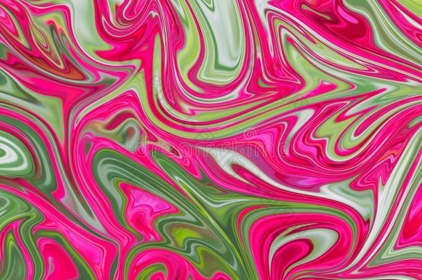 溶解抽象的模式和深粉色,绿色的和粉红色的制图学