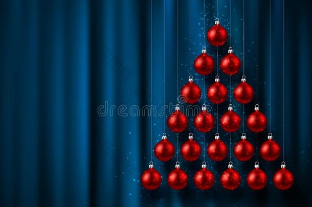 蓝色圣诞节和新的年<strong>海报</strong>和<strong>红色</strong>的<strong>抽象</strong>的圣诞节英语字母表的第20个字母