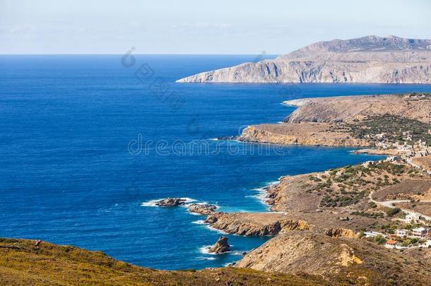 希腊人海岸线向Pelop向nese,落花生半岛