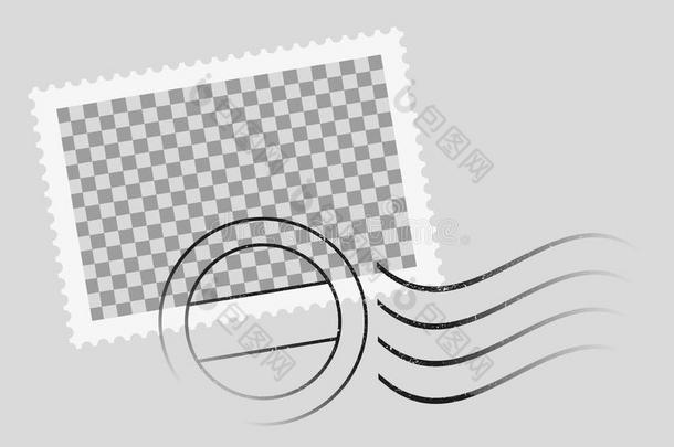 邮戳邮费邮票样板和日期邮票