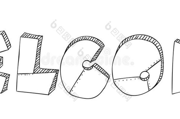 字体单词欢迎是（be的三单形式使采用指已提到的人形状关于金属盘子和