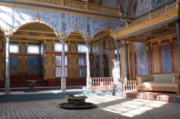 内部关于著名的托普卡皮宫采用伊斯坦布尔,火鸡