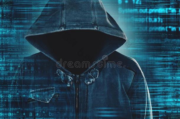 网络安全,计算机黑客和连帽衫