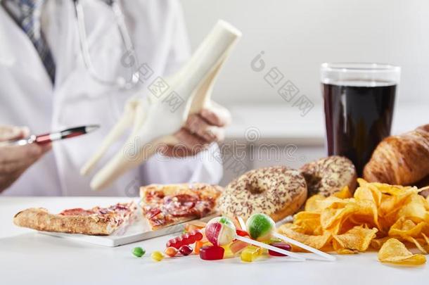 医生展映环在之间坏的食物和疾病