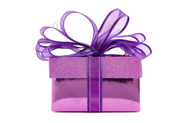 紫色的赠品盒