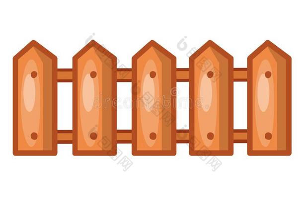 木制的栅栏说明