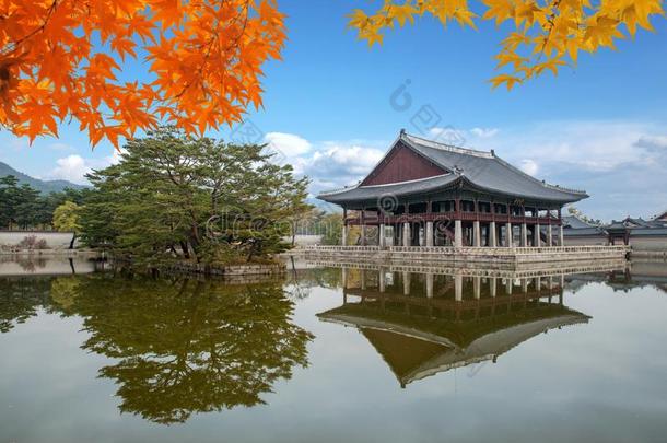 景福宫宫采用秋采用首尔,南方朝鲜