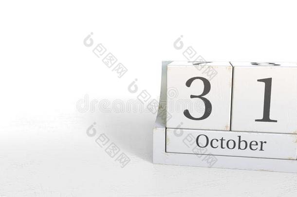 立方形日历给看十月31日期.3英语字母表中的第四个字母翻译