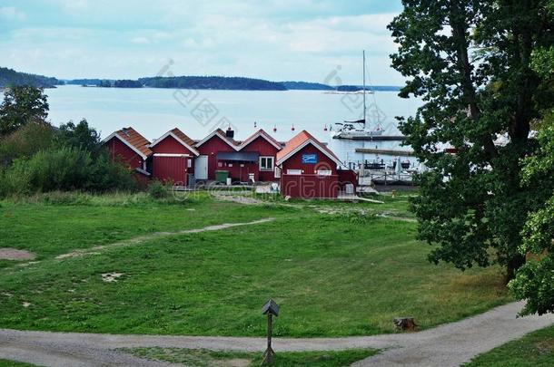 看法越过木造农舍向格林达岛采用指已提到的人斯德哥尔摩群岛