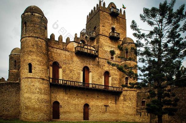 法西里德城堡,贡德尔,埃塞俄比亚