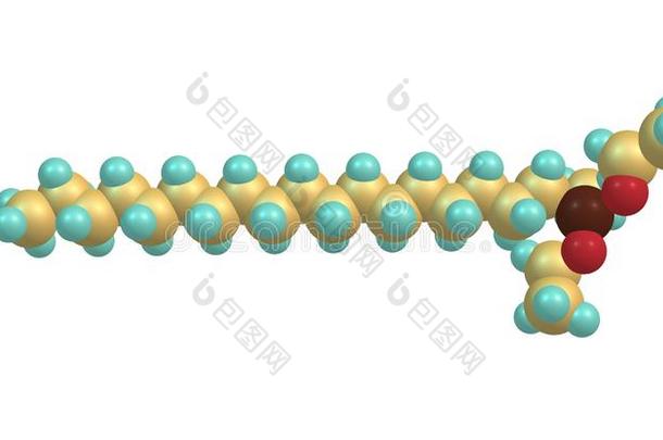 十八烷基三甲氧基硅烷分子的<strong>结构</strong>隔离的向白色的