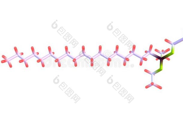 十八烷基三甲氧基硅烷分子的<strong>结构</strong>隔离的向白色的