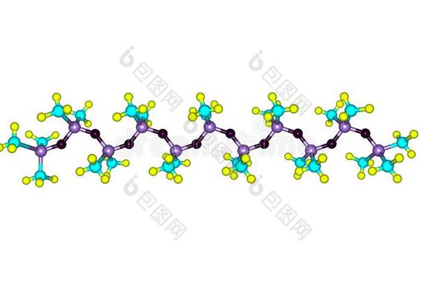 四甲基二硅氧烷分子的<strong>结构</strong>隔离的向白色的