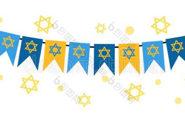 装饰的装饰采用形状关于旗,和犹太人的specializedtrainingandreassignmentstudents经过专门