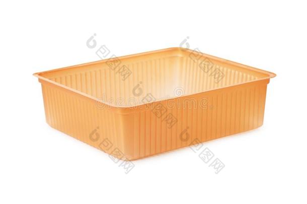 塑料制品棕色的食物盒