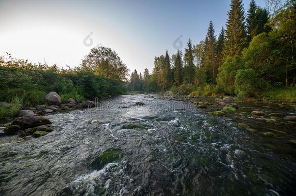 水河流采用河关于阿马塔采用拉脱维亚和砂岩悬崖