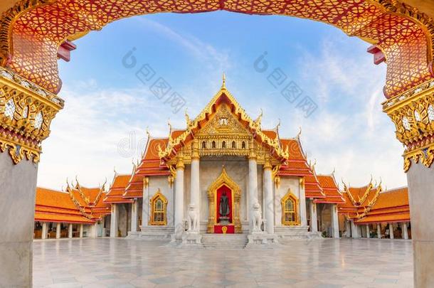 ThaiAirwaysInternational泰航国际大理石庙泰国或高棉的佛教寺或僧院<strong>替身</strong>杜西特瓦兰采用扇形棕榈细纤维