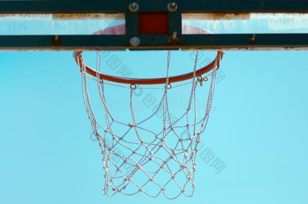 篮球箍和网