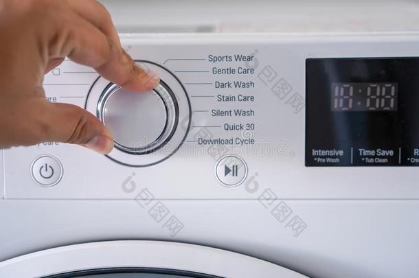 洗涤机器挑选程序向洗涤机器