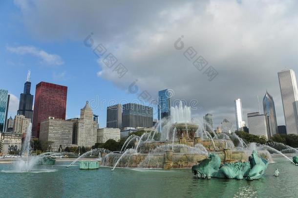 白金汉郡人造喷泉采用芝加哥