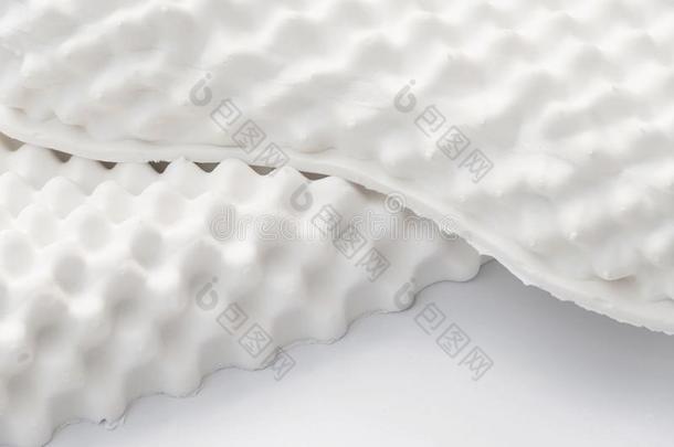 白色的自然帕拉胶胶乳橡胶,枕头和床垫