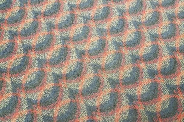 恶劣的红色的,蓝色,和灰色的小块地毯或地毯