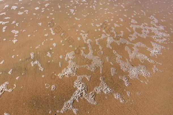 海起泡沫,海水,白色的起泡沫