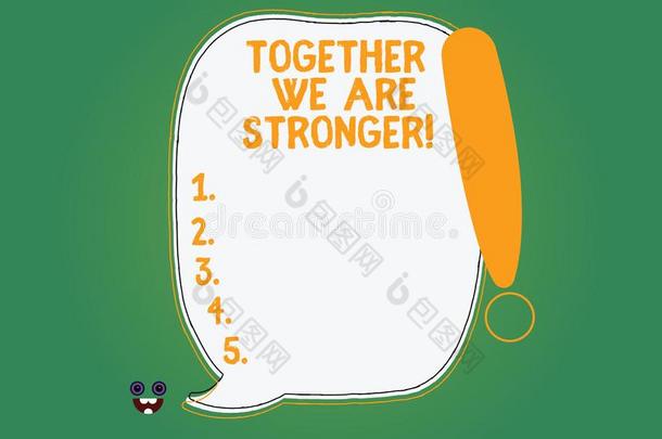 文字笔记展映同时<strong>我们</strong>是<strong>更</strong>强壮的.商业照片int.安静