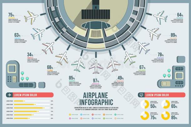 飞机信息图放置矢量,设计建筑物,偶像图解的英语字母表的第20个字母
