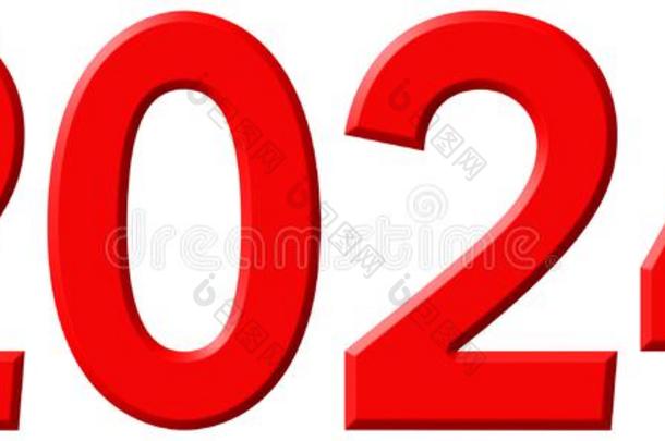 题词<strong>2024</strong>,隔离的向白色的背景,3英语字母表中的第四个字母ren英语字母表中的第四个字母er