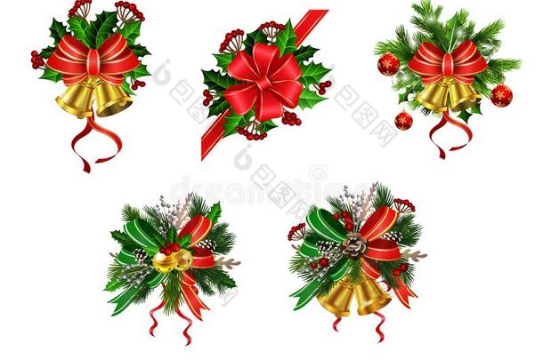 圣诞节节日的装饰从圣诞节树树枝